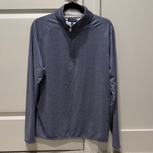 Men's Gray Quarter-Zip Pullover - Peter Millar
